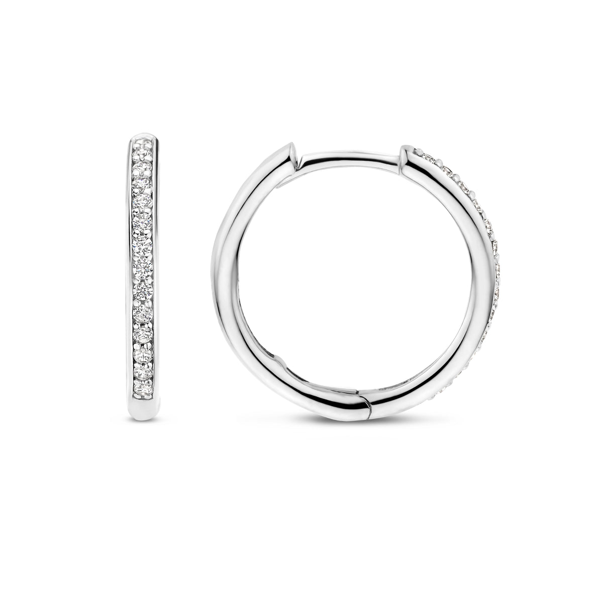 TI SENTO Medium Hoops - 7959ZI