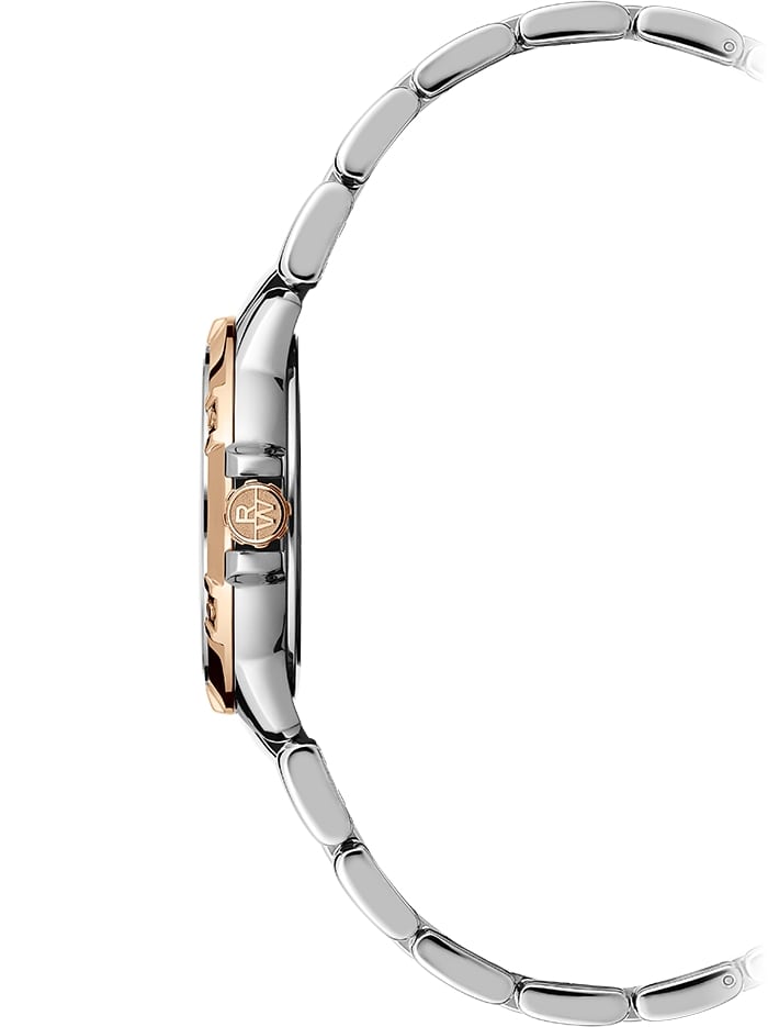 Raymond Weil Tango Ladies Two-Tone Frosted Terra Cotta Dial 30mm Watch