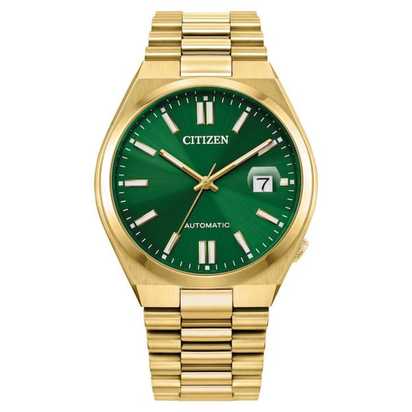 Citizen "Tsuyosa" Automatic Green & Yellow Gents 40mm Watch NJ0152-51X