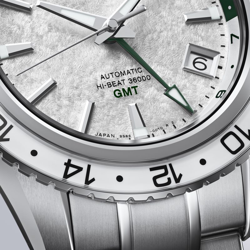 Grand Seiko Sekkei - 'Snow Valley' Triple - Timezone GMT 44.2mm Watch SBGJ277