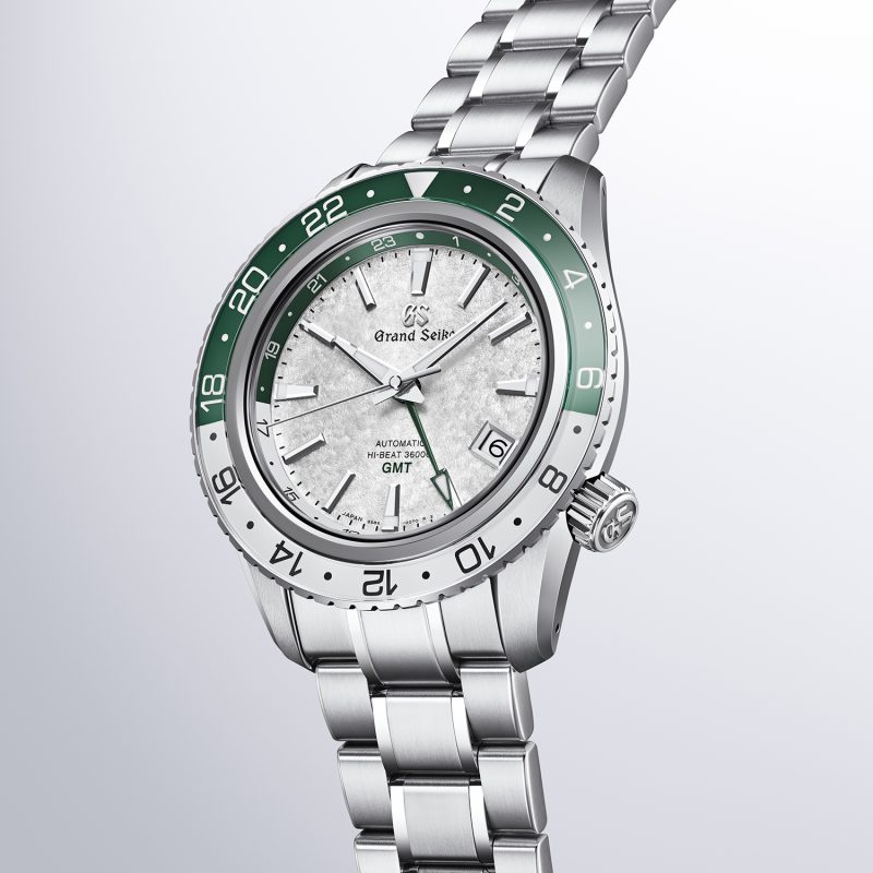 Grand Seiko Sekkei - 'Snow Valley' Triple - Timezone GMT 44.2mm Watch SBGJ277