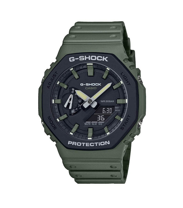 G-SHOCK Green Layered Bezel GA-2110SU-3AER
