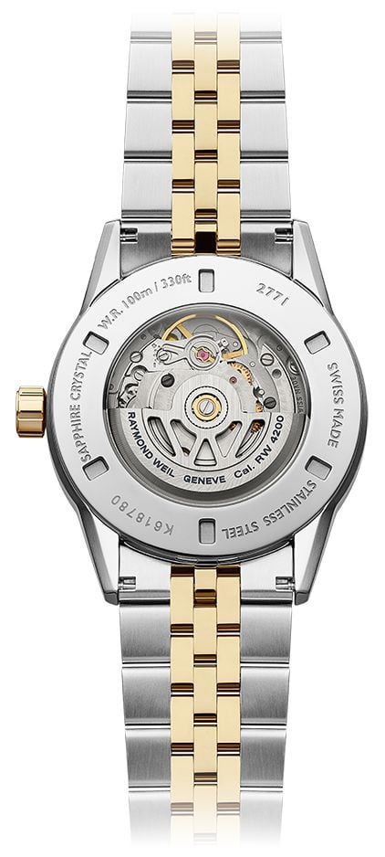 Raymond Weil Freelancer Automatic Blue Dial Two-Tone Watch 38mm 2771-STP-50051