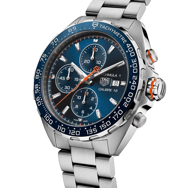 Tag Heuer Formula 1 Chronograph Automatic Steel & Ceramic Blue 44mm Watch CAZ201G.BA0876
