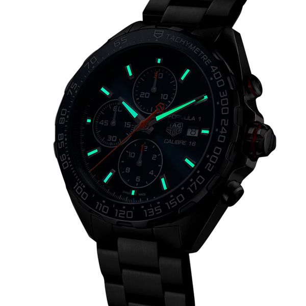 Tag Heuer Formula 1 Chronograph Automatic Steel & Ceramic Blue 44mm Watch CAZ201G.BA0876