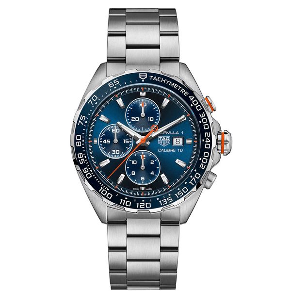 Tag Heuer Formula 1 Chronograph Automatic Steel & Ceramic Blue 44mm Watch CAZ201G.BA0876