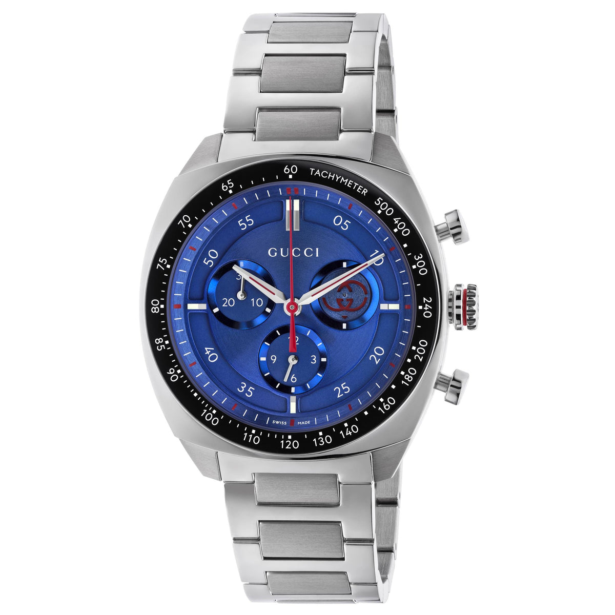 GUCCI Interlocking Gents Blue Dial 41mm Watch