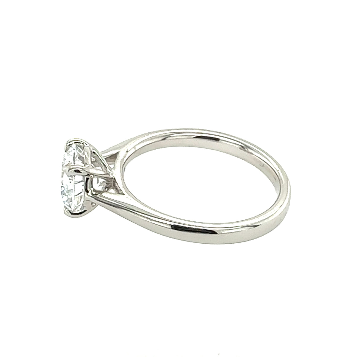 Brilliant Cut Single Stone 1.50ct Lab Grown Diamond, Platinum