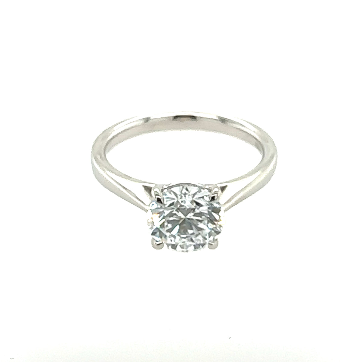 Brilliant Cut Single Stone 1.50ct Lab Grown Diamond, Platinum