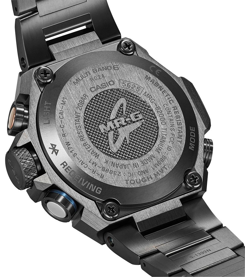 G-SHOCK MR-G DLC Coated Titanium Bracelet Watch MRG-B2000B-1A1DR
