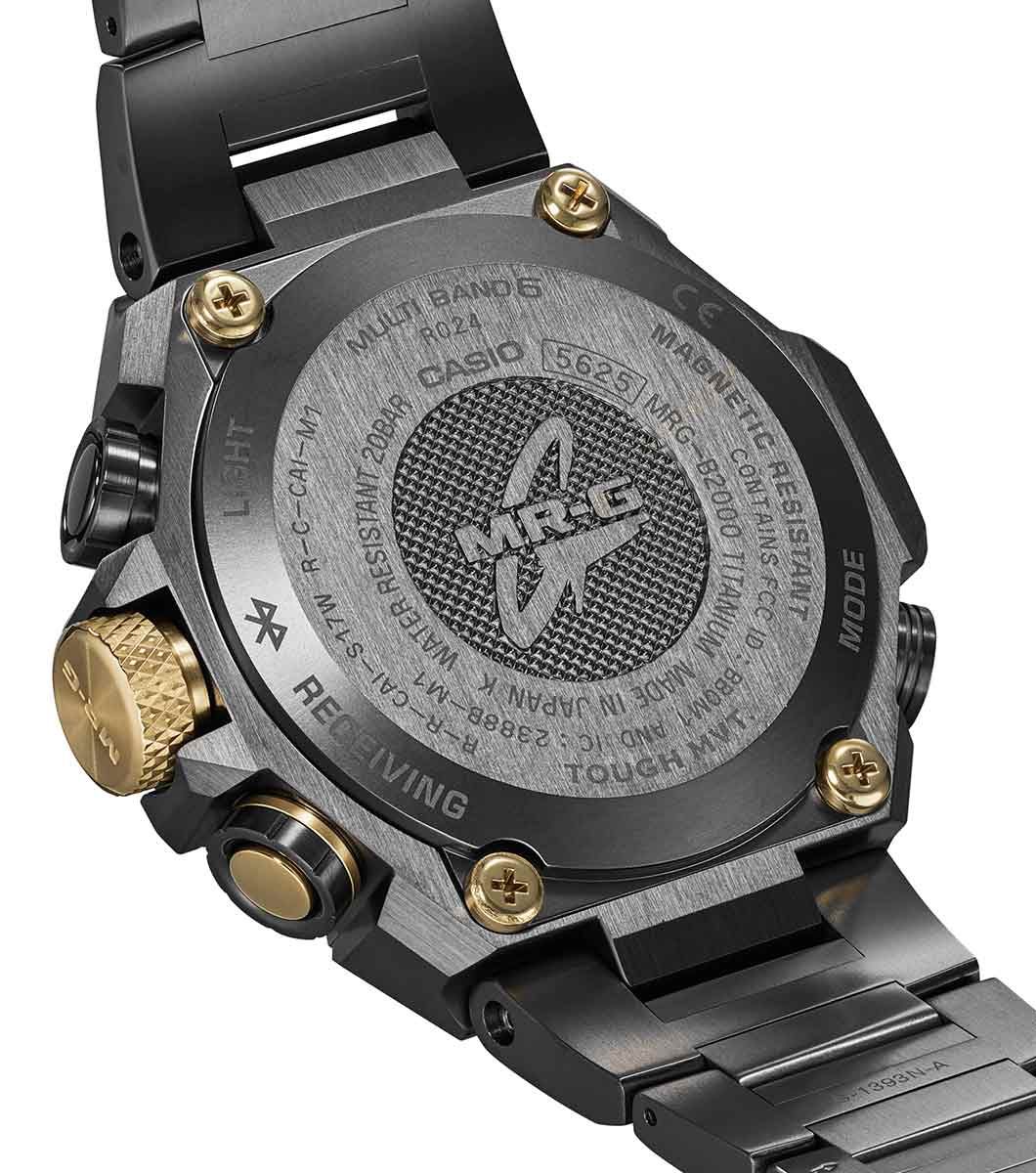 G-SHOCK MR-G DLC Coated Titanium Bracelet Red Watch MRG-B2000B-1A4DR