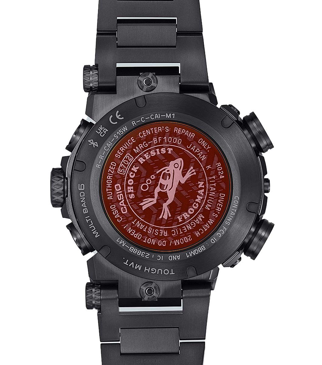 G-SHOCK MR-G Frogman Titanium Bracelet Red Watch MRG-BF1000B-1ADR
