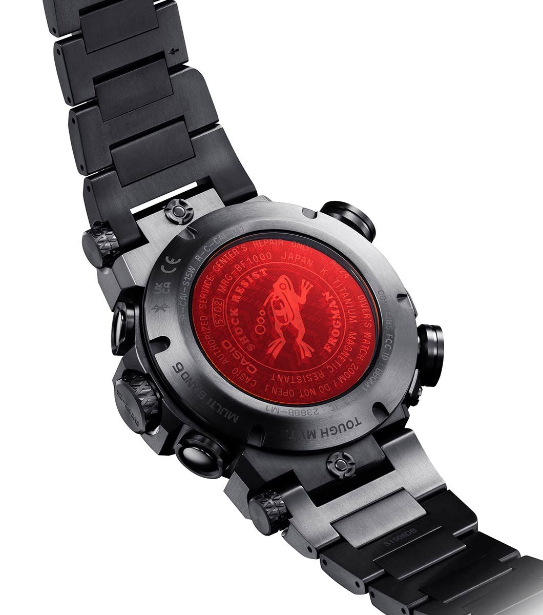 G-SHOCK MR-G Frogman Titanium Bracelet Red Watch MRG-BF1000B-1ADR