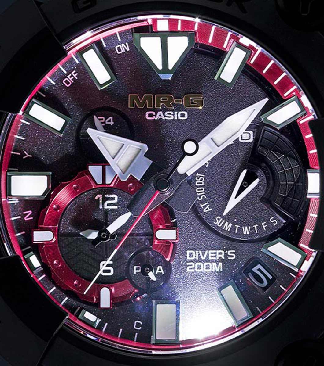G-SHOCK MR-G Frogman Titanium Bracelet Red Watch MRG-BF1000B-1ADR