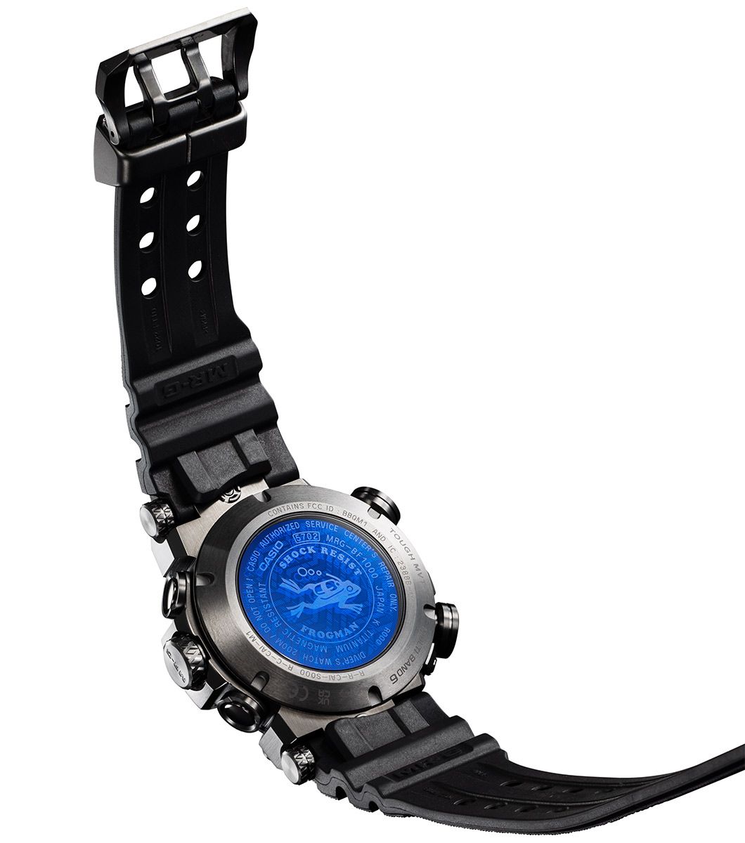 G-SHOCK Mr-G Frogman Rubber Strap Blue Watch MRG-BF1000R-1ADR