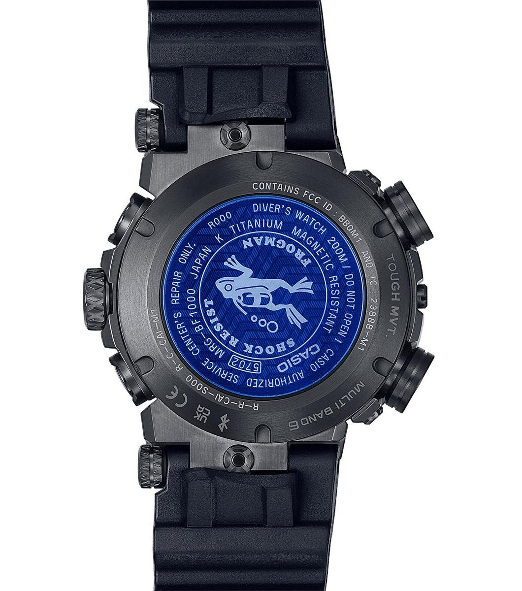 G-SHOCK Mr-G Frogman Rubber Strap Blue Watch MRG-BF1000R-1ADR