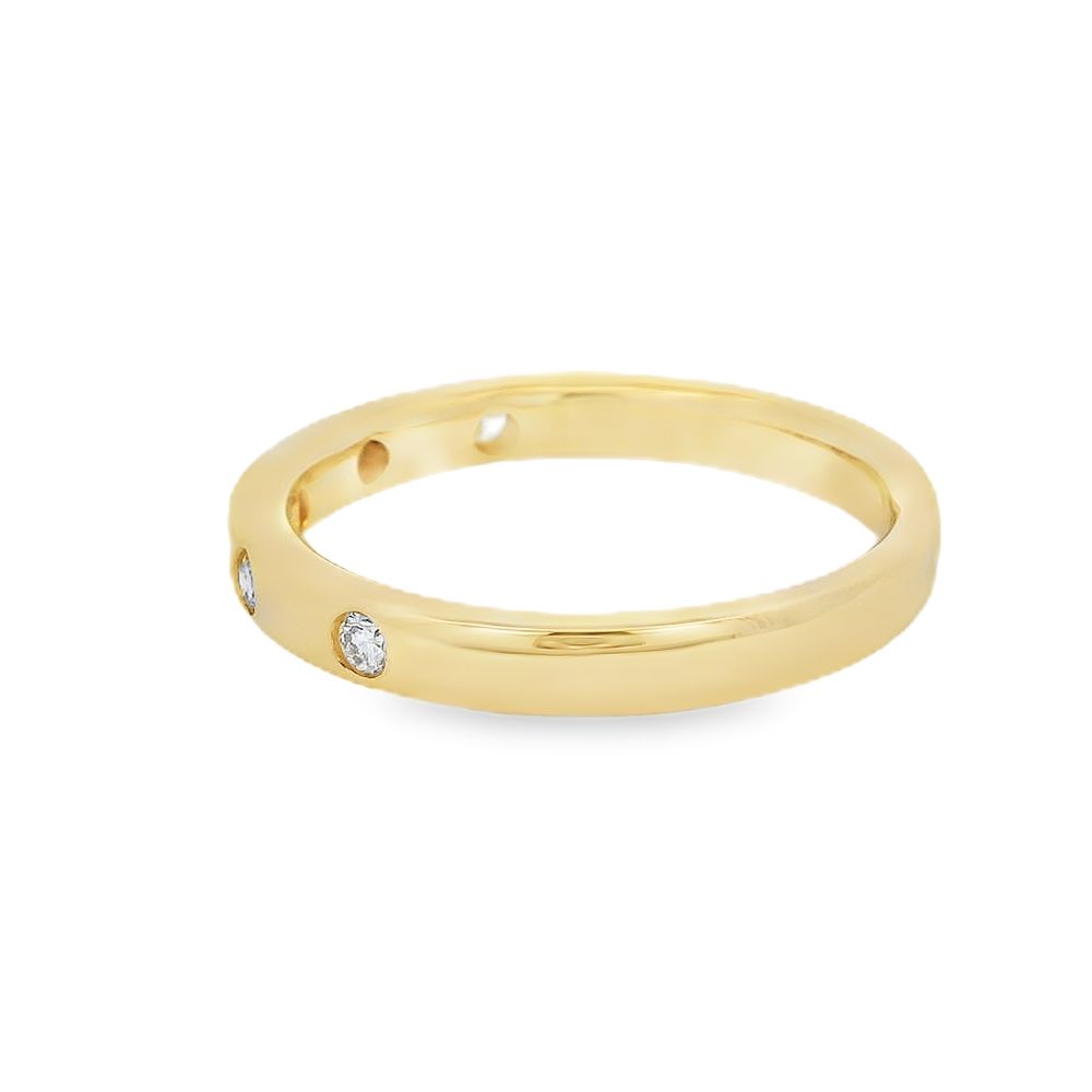 5 Stone Diamond 18ct Yellow Gold Ring