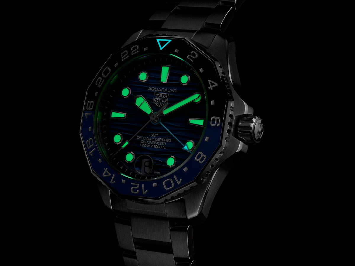 Tag Heuer Aquaracer Professional 300 GMT, Blue & Black Dial, 42mm Watch WBP5114.BA0013