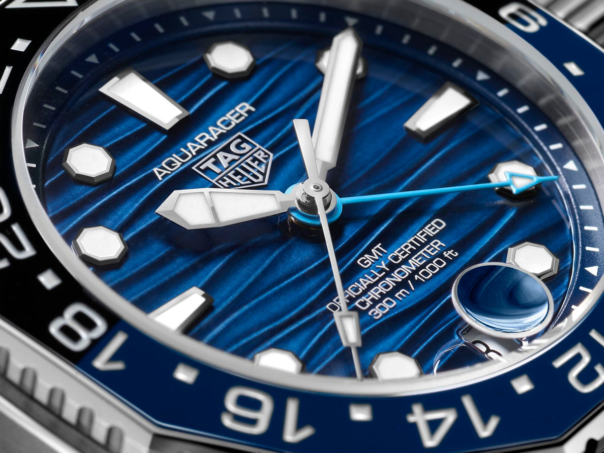 Tag Heuer Aquaracer Professional 300 GMT, Blue & Black Dial, 42mm Watch WBP5114.BA0013