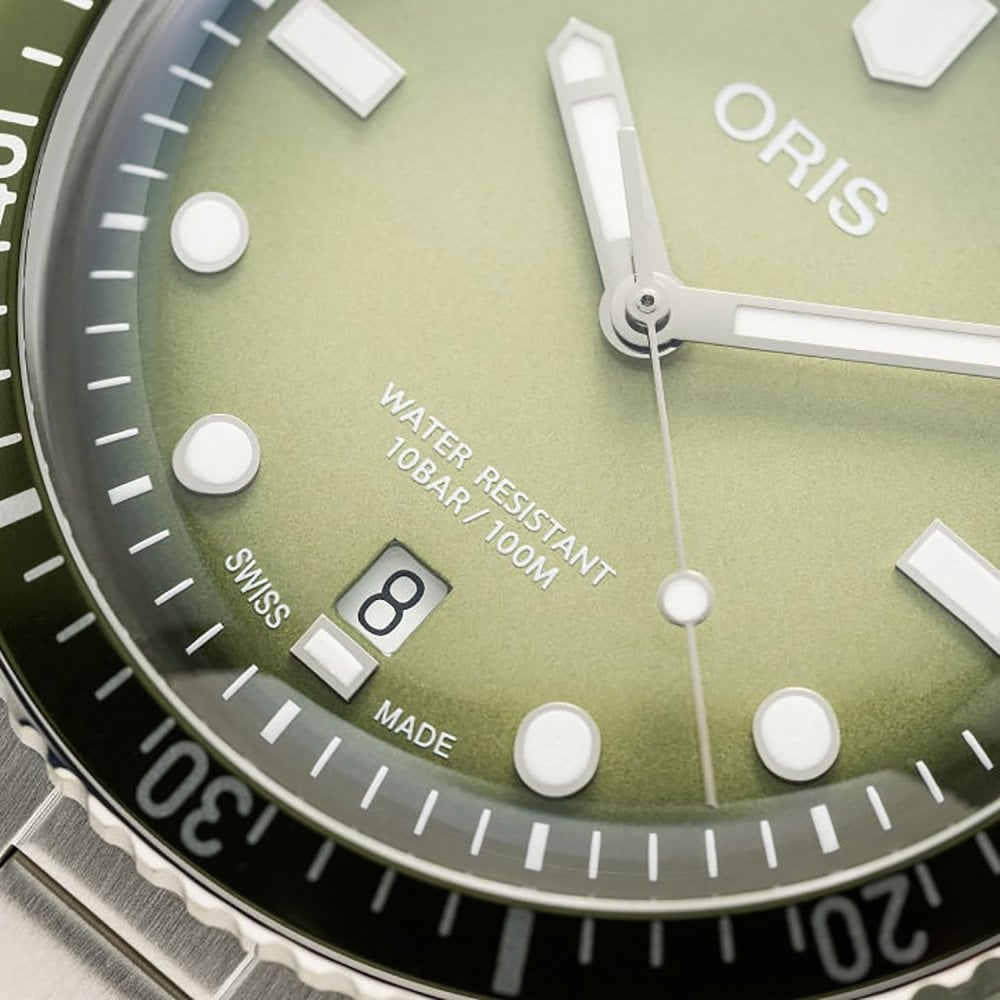 Oris Divers Sixty-Five Green Dial, Date, 40mm Watch 01 733 7707 4057-07 8 20 18