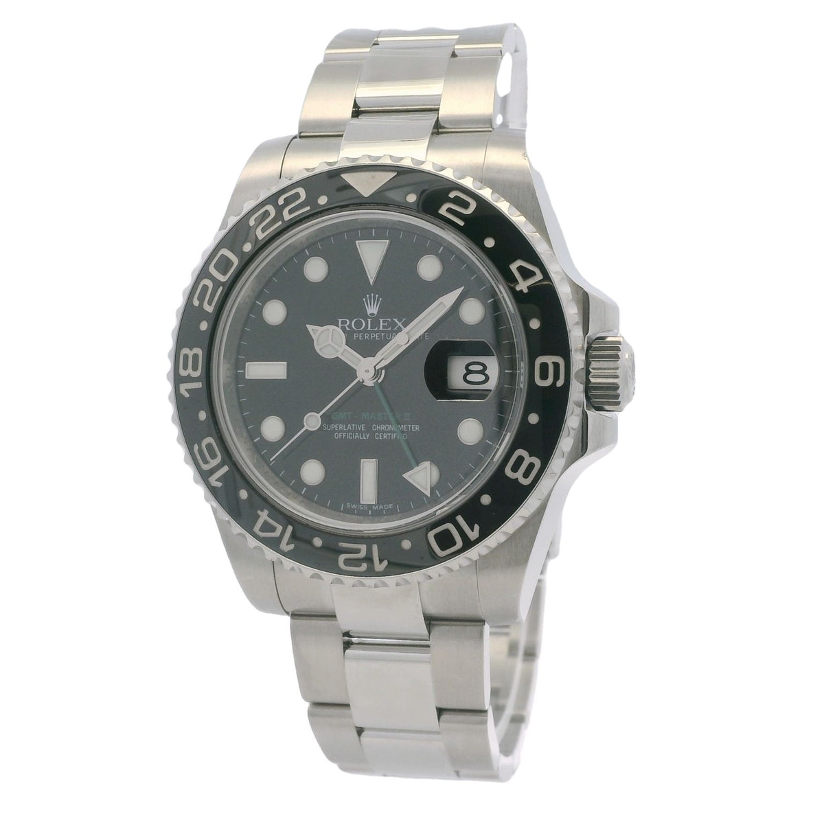 Rolex GMT-Master II Black Ceramic Oyster 40mm Watch 116710LN