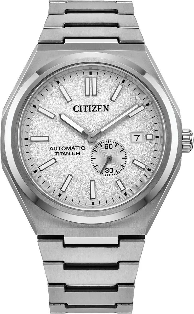 Citizen Automatic Zenshin Super Titanium White 41mm Watch NJ0180-80A