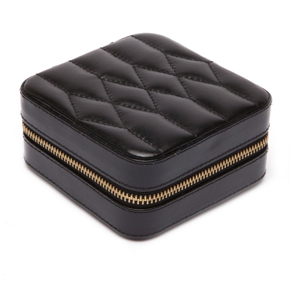 Wolf Caroline Zip Travel Case - Black