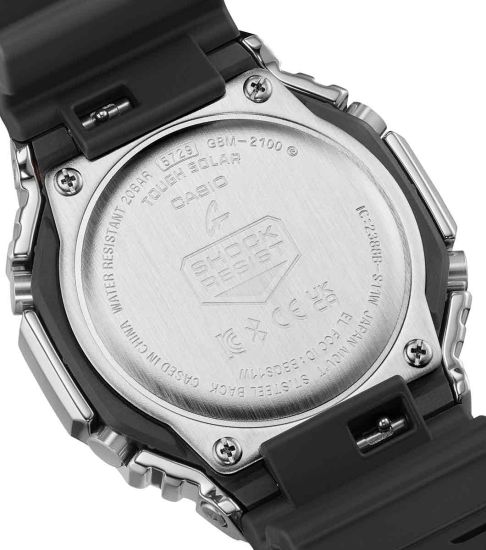 G-SHOCK Metal Covered 2100 (Bluetooth + Solar) Ice Blue GBM-2100A-1A2ER