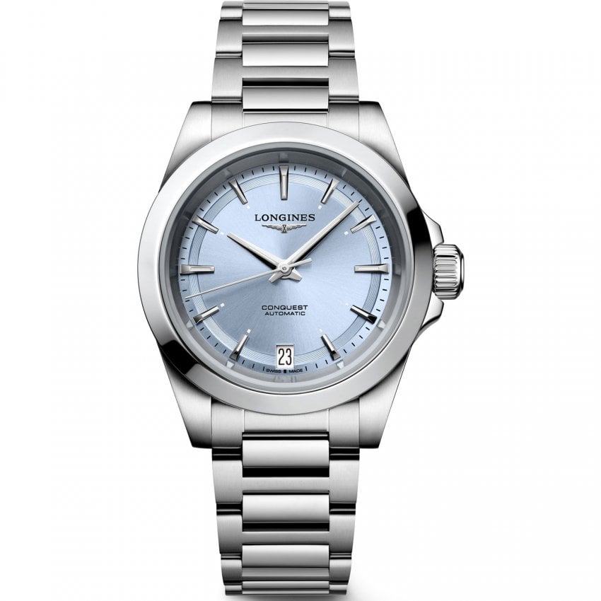 Longines Conquest Automatic Sunray Blue 34mm Watch L34304926