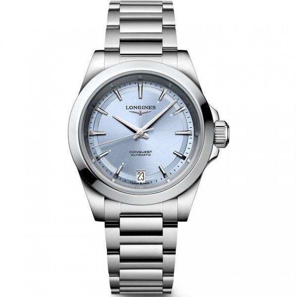 Longines Conquest Automatic Sunray Blue 34mm Watch L34304926