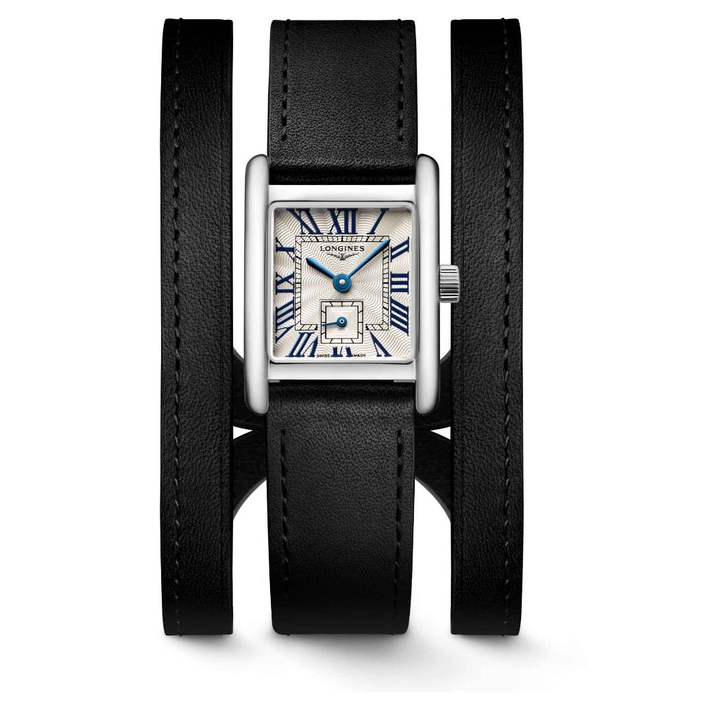Longines Mini Dolcevita Black Leather 21.5mm Watch L52004710