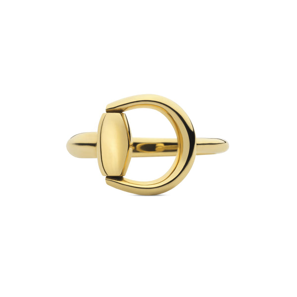 Gucci Horsebit 18ct Yellow Gold Ring