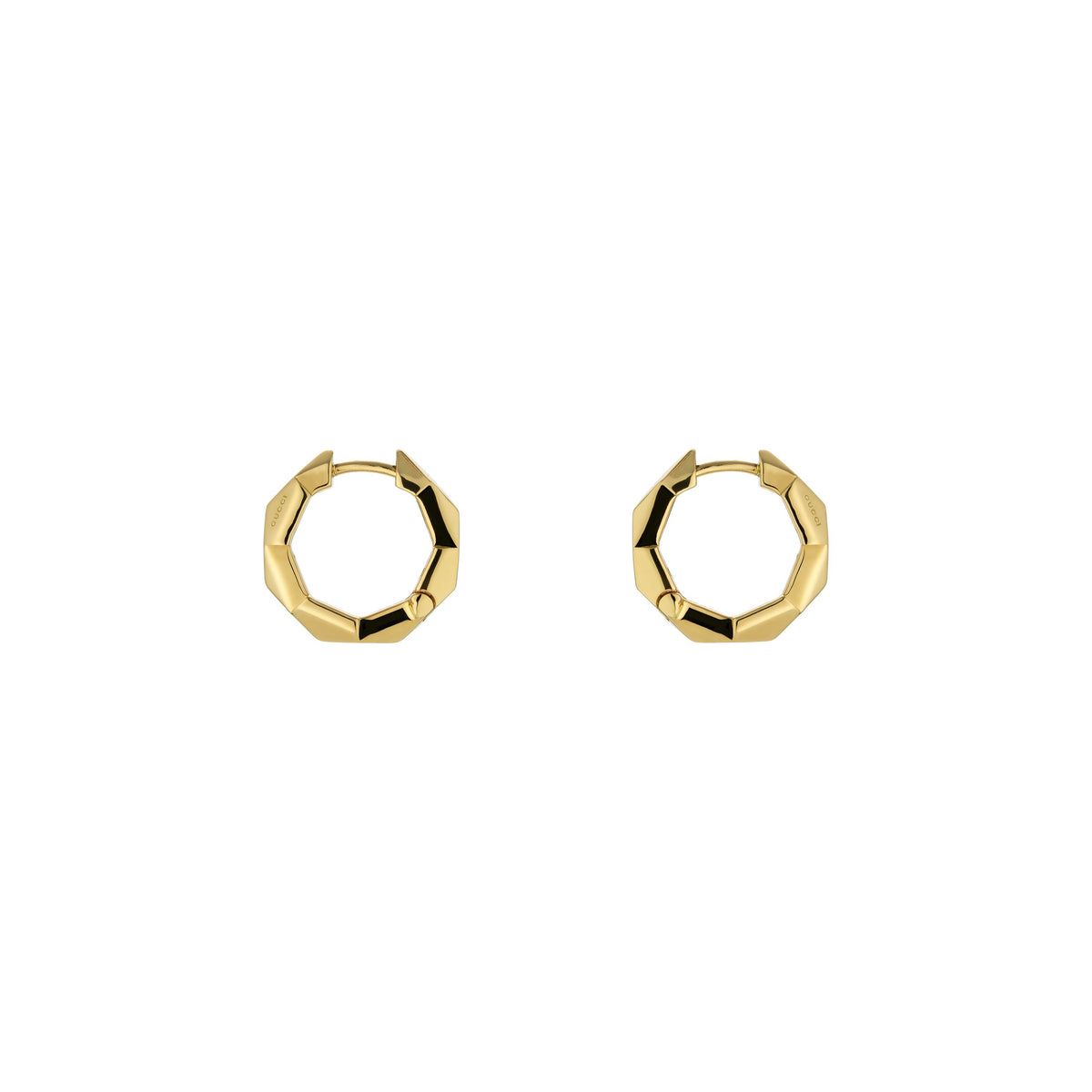 Gucci Link to Love 18ct Yellow Gold Studded Earrings