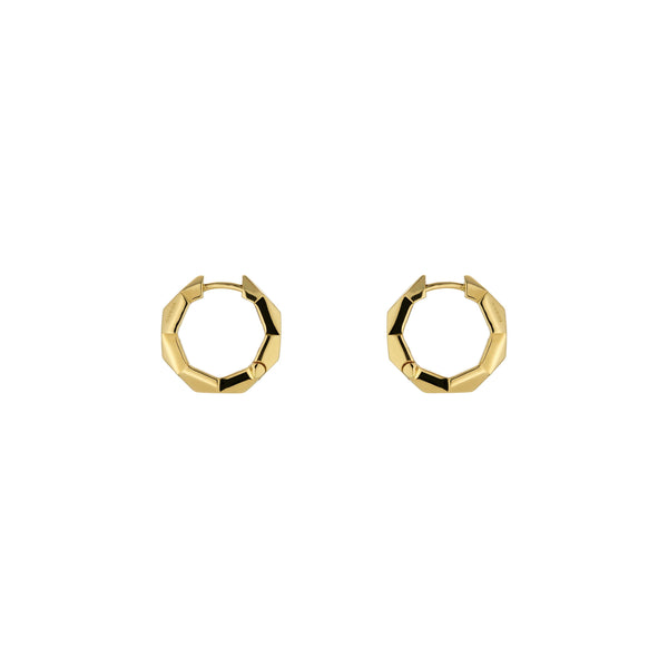 Gucci Link to Love 18ct Yellow Gold Studded Earrings
