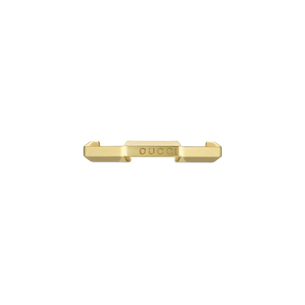 Gucci Link to Love 18ct Yellow Gold Mirrored Ring