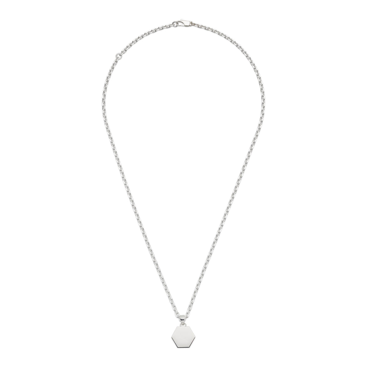 Gucci Trademark Sterling Silver Necklace