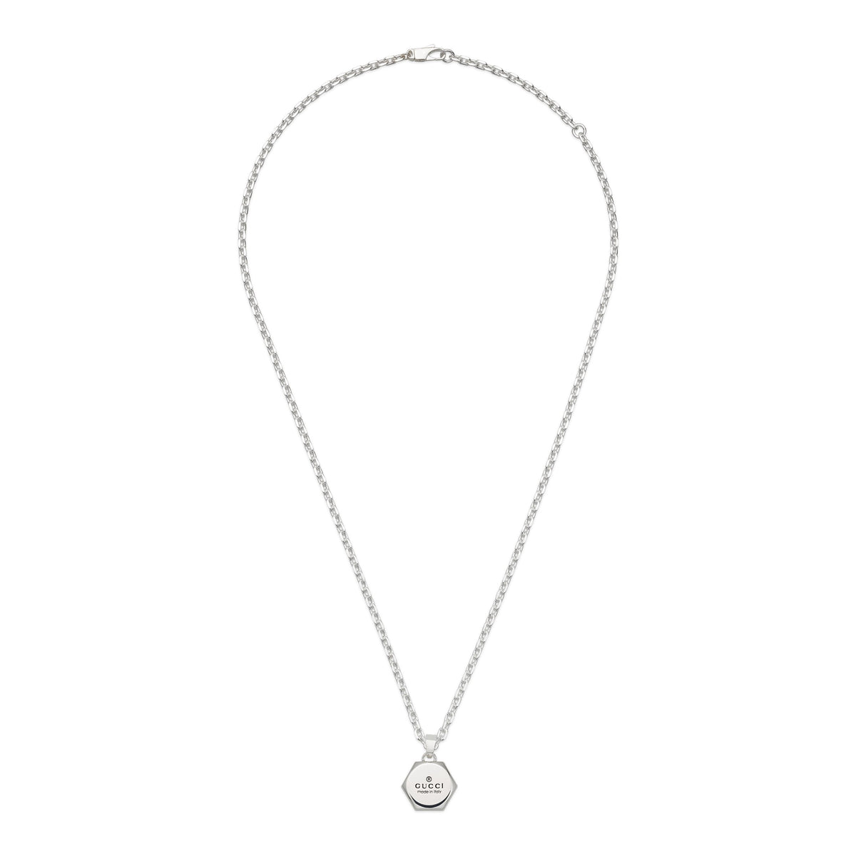 Gucci Trademark Sterling Silver Necklace