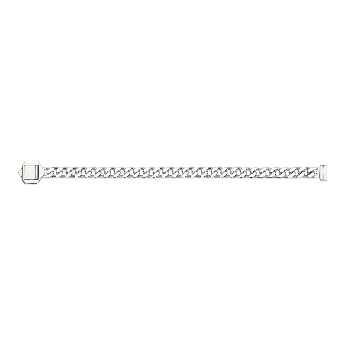Gucci Trademark Sterling Silver Heavy Bracelet