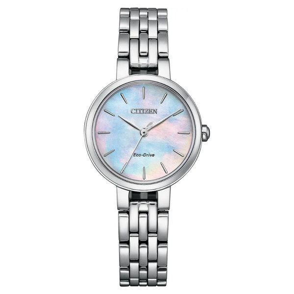 Citizen Eco-Drive L Silhouette Mother of Pearl 28mm Watch EM0990-81Y