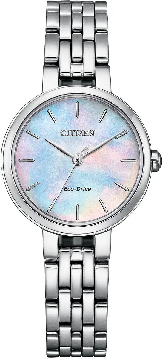 Citizen Eco-Drive L Silhouette Mother of Pearl 28mm Watch EM0990-81Y