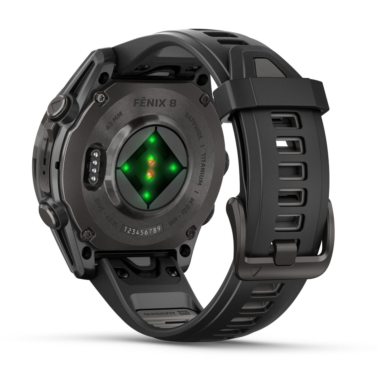 Garmin Fenix 8 - 43mm Sapphire AMOLED Carbon Grey 010-02903-21