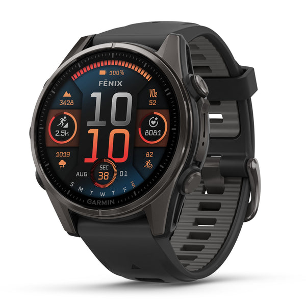 Garmin Fenix 8 - 43mm Sapphire AMOLED Carbon Grey 010-02903-21