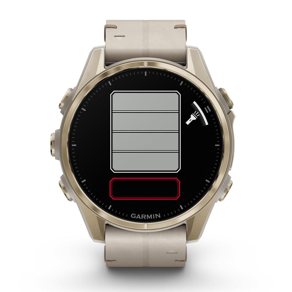 Garmin Fenix 8 - 43mm Sapphire AMOLED Soft Gold & Fog Grey 010-02903-40
