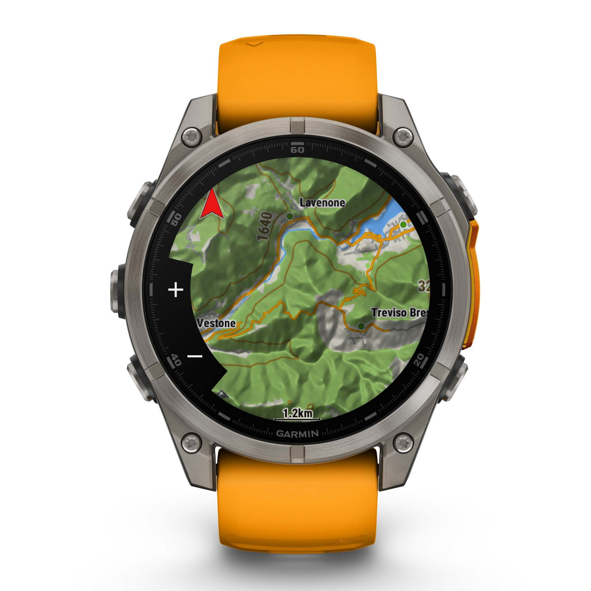 Garmin Fenix 8 - 47mm Sapphire AMOLED Graphite & Orange 010-02904-11