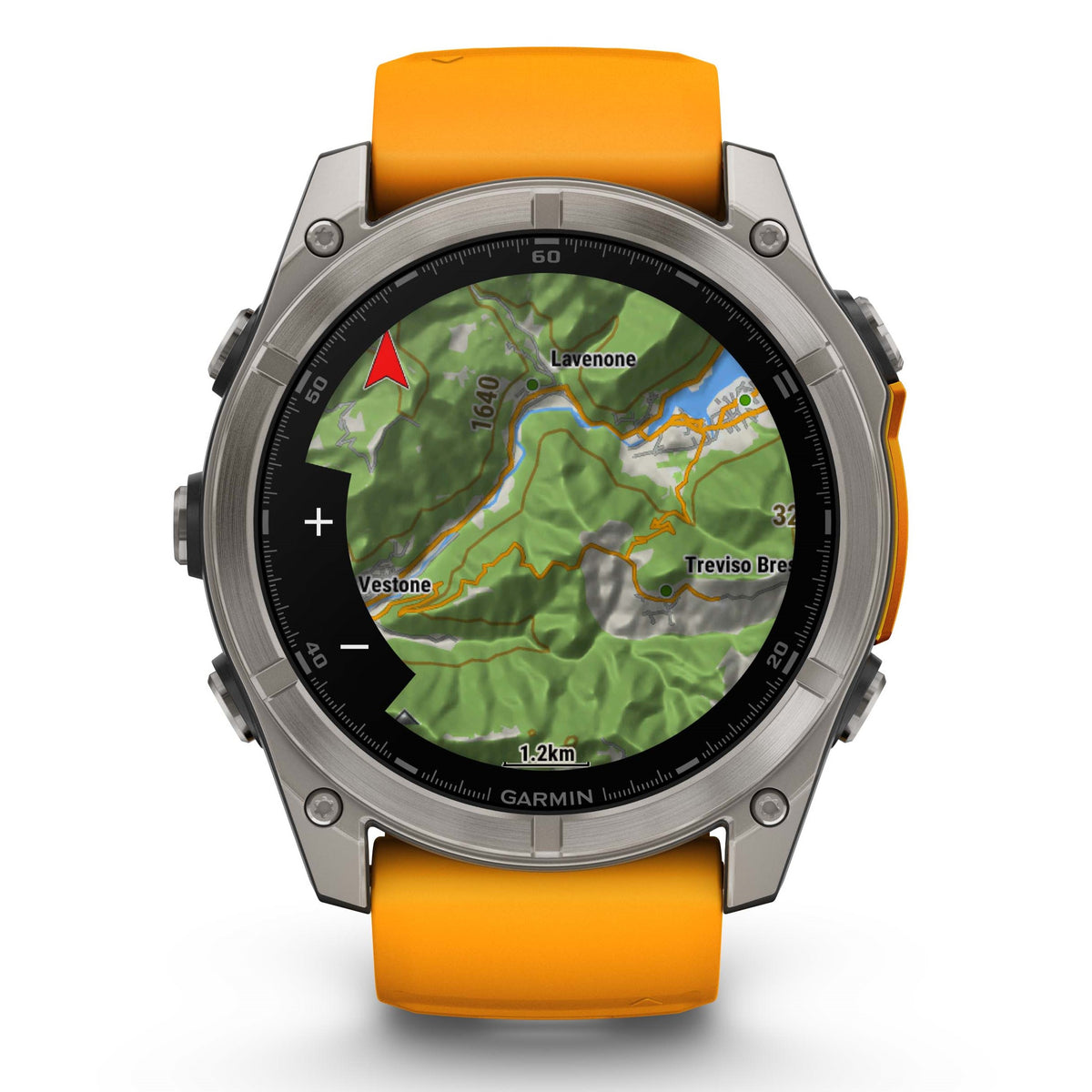 Garmin Fenix 8 - 51mm Sapphire AMOLED Graphite & Orange 010-02905-11