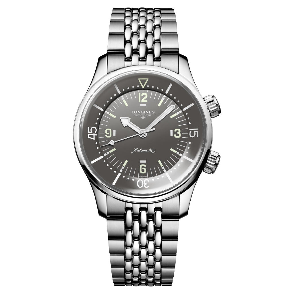 Longines Heritage Legend Diver Grey Automatic 39mm Watch L37644996