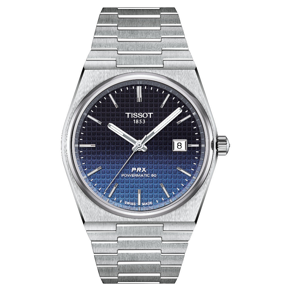 Tissot PRX Powermatic 80 Gradient Blue & Black 40mm Automatic Watch T1374071105101