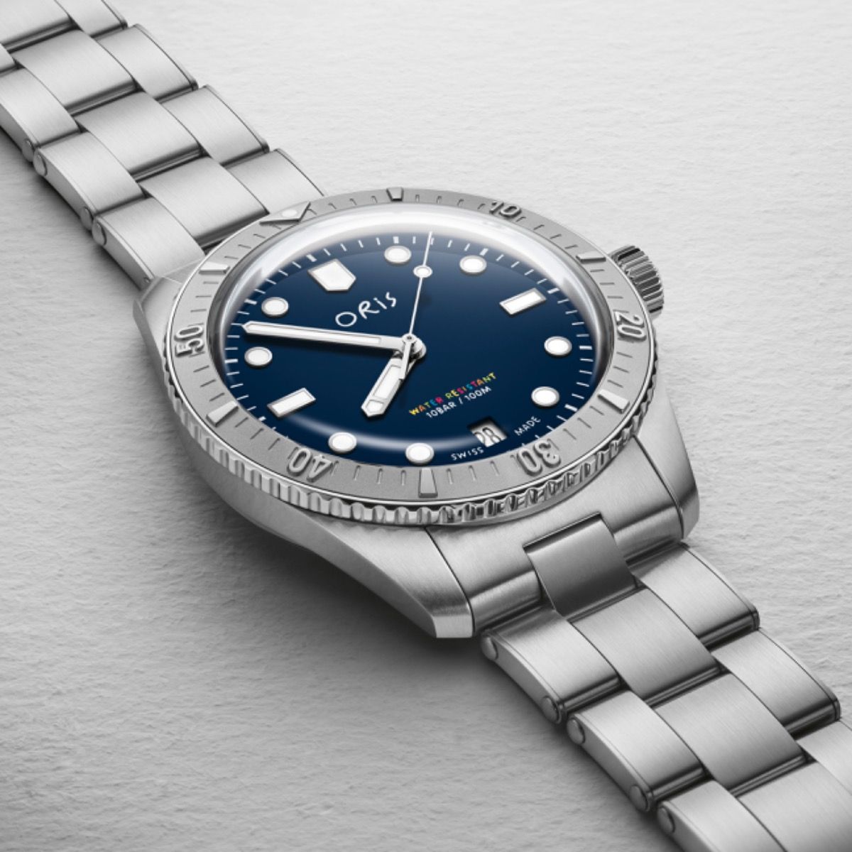 Oris Divers Sixty-Five Date LFP Limited Edition 38mm Watch 01 733 7771 4085-Set