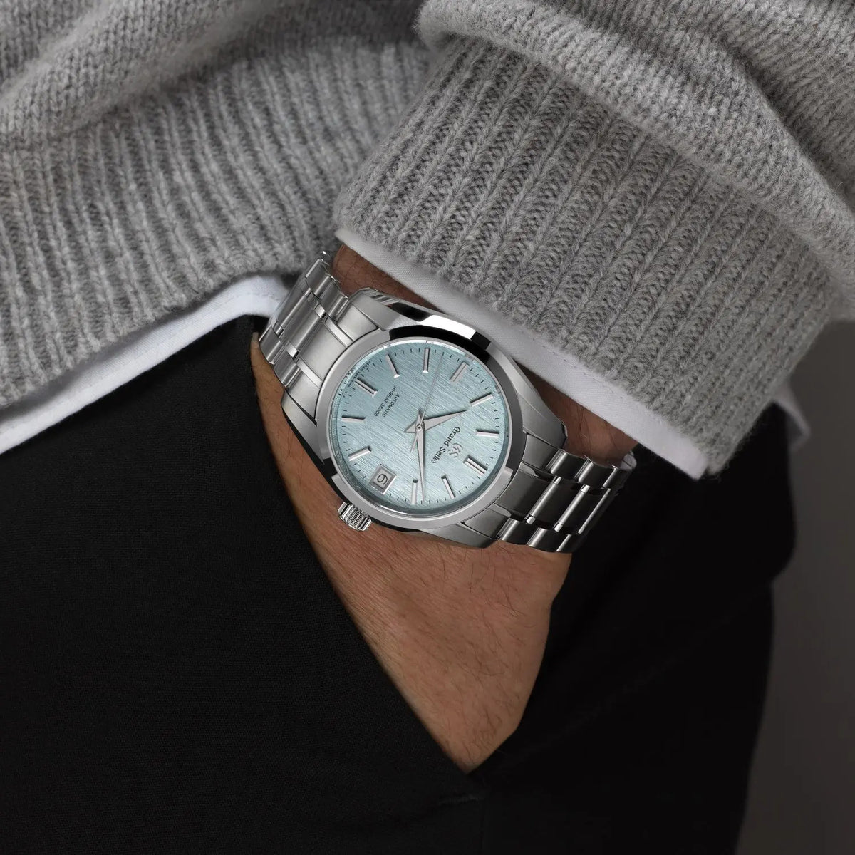 Grand Seiko Heritage 'Icefall' Hi-Beat 1998 Revival 37mm SBGH347G