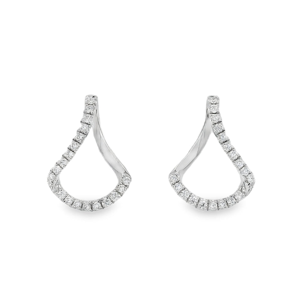 Diamond 18ct White Gold Earrings